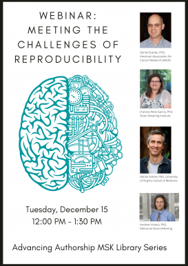 Meeting the Challenges of Reproducibility Meeting the Challenges of Reproducibility