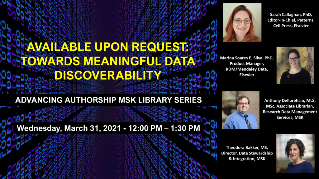Available Upon Request: Towards Meaningful Data Discoverability Webinar Available Upon Request: Towards Meaningful Data Discoverability Webinar