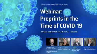 Preprints in the Time of COVID-19 Preprints in the Time of COVID-19